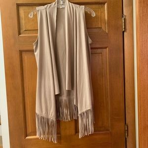 Super cute fringed vest